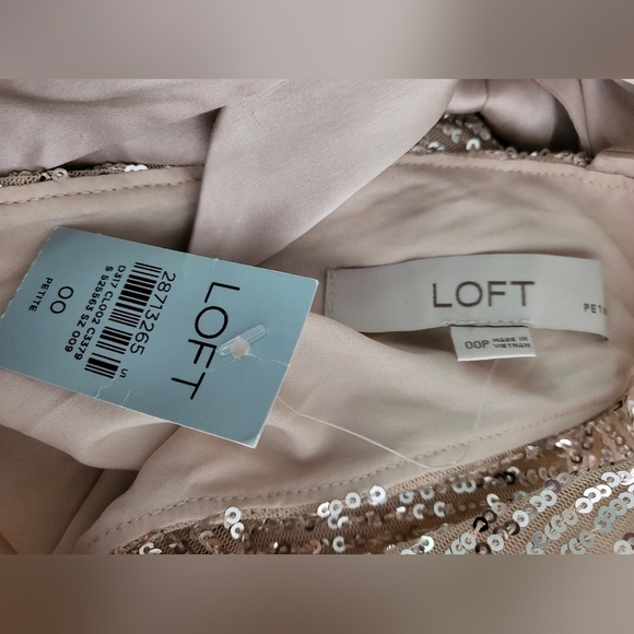 💕Loft all over sequence mini dress - Picture 3 of 4